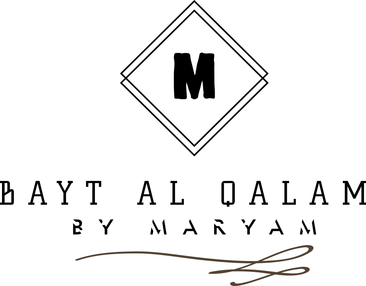 Calligraphy by Maryam- Islamic Calligraphy Art Logo - baytalqalam